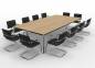 Preview: Besprechungstisch DC6 mit 12 Stühlen Tische Ahorn