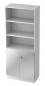 Preview: Aktenschrank 5 OH Front 2 OH weiss/silber