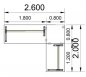 Preview: Büromöbelset Komplettbüro G12 Stellfläche Schreibtischkombination