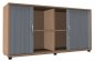 Preview: Querrollladenschrank TEN 2 OH 160 cm breit Buche