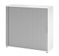 Preview: Querrollladenschrank VH9 3 OH 120 cm breit weiss silber