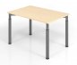 Preview: Schreibtisch Yach 120x80x68-82 cm Ahorn Grafit