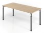 Preview: Schreibtisch Yach 180 cm Eiche Grafit