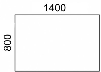 Schreibtisch 140 cm Maße