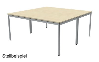 Stellbeispiel für Meetingtisch Mega 160 cm