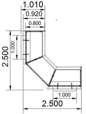 Empfangstheke City K7 Stellfläche