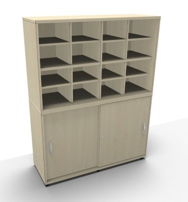 Fächerschrank TEN 120 cm Ahorn