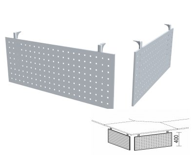 Knieraumblende System G für Fünfeckplatten