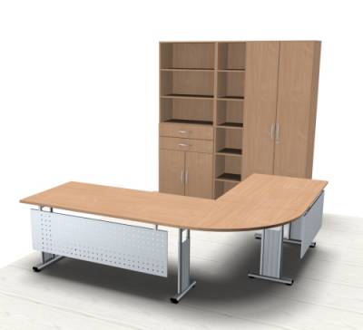 Komplettbüro GS499 Buche