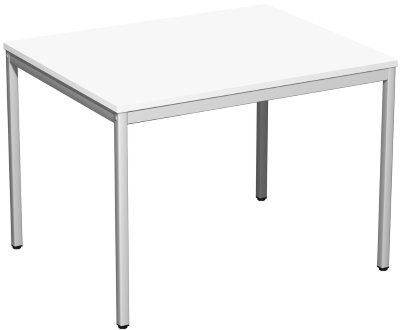 Schreibtisch SIX 100cm Weiss