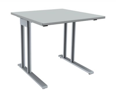 Schreibtisch Pro 80 cm lichtgrau