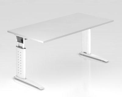 Schreibtisch Unna 160 cm Weiss Weiss