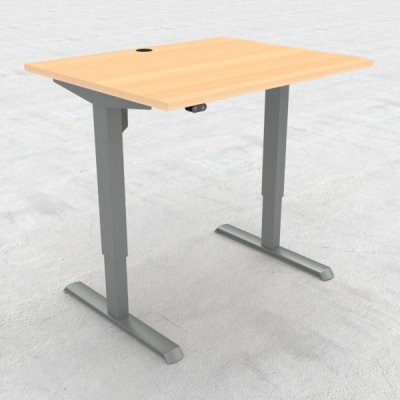 Steh-Sitz-Schreibtisch CS 100 cm Buche