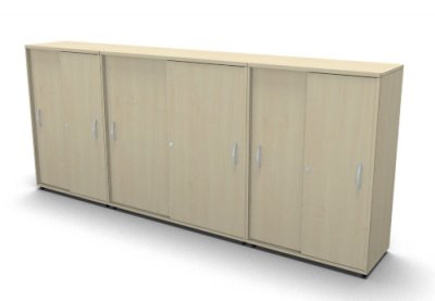 Raumteilerschrank Mega Stehtheke 280 cm Ahorn