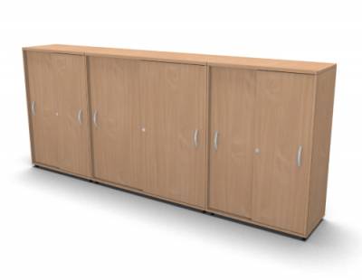 Raumteilerschrank Mega Stehtheke 280 cm Buche