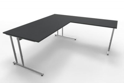 Winkelschreibtisch 180x180 cm Artline Anthrazit