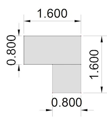 Winkelschreibtisch DSM 160x160cm elektrisch höhenverstellbar Stellfläche