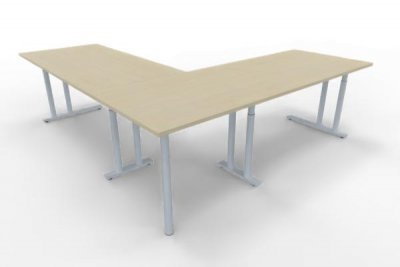 Winkelschreibtisch TEN7 240x220 cm Ahorn