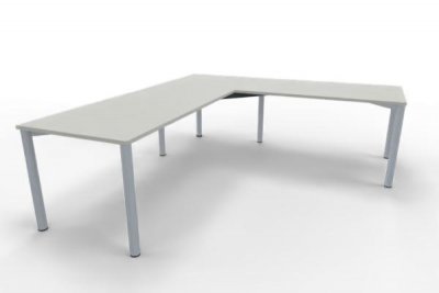 Winkelschreibtisch 240x220 cm VD5 Weiß