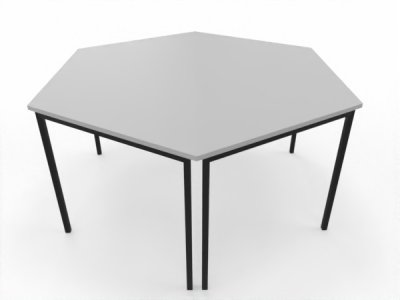 Besprechungstisch Basic 160x138 cm 2teilig Lichtgrau