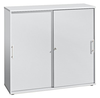 Aktenschrank Multi mit Schiebetüren 3 OH Weiss