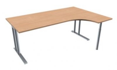 EDV-Schreibtisch TEN 180 cm, rechts Maße