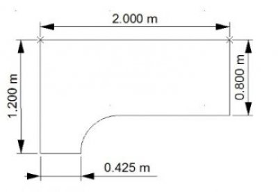 EDV-Schreibtisch TEN 200 cm, links buche