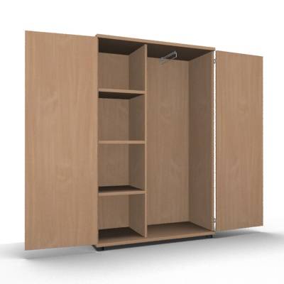 Garderobenschrank TEN 4 OH 100 cm breit Buche