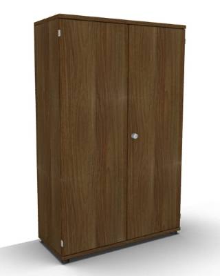 Garderobenschrank TEN 4 OH 100 cm breit Nussbaum