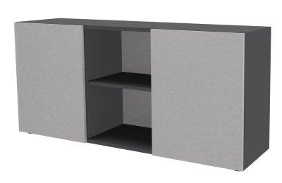 Sideboard Grafit/Silber