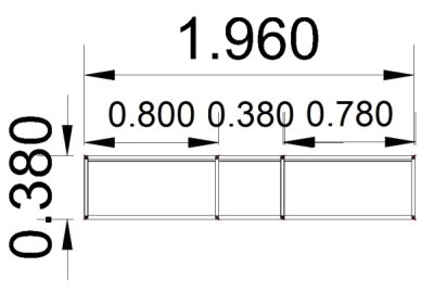 Stellfläche Regalwand Artline 34