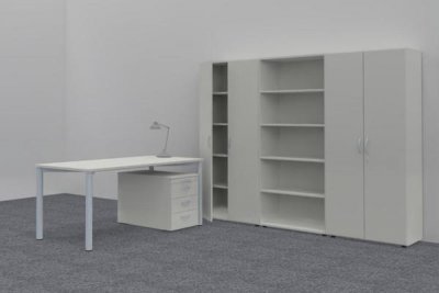 Büromöbelset Komplettbüro G8 Weiss