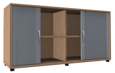 Querrollladenschrank TEN 2 OH 160 cm breit Buche