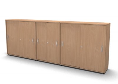 Raumteilerschrank Mega Stehtheke 320 cm Buche