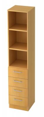 Schubladenschrank Multi Buche