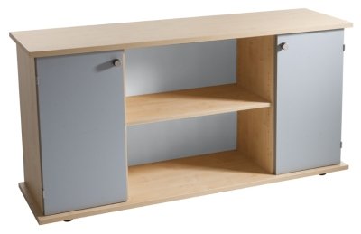 Sideboard Türen silberfarben