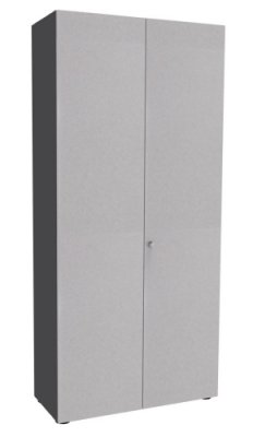 Aktenschrank Master 100 cm breit Graphit/silber