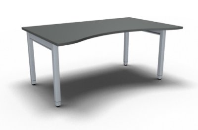 Schreibtisch ONE Ergo 160 cm Onyxgrau