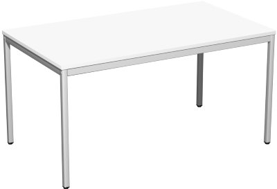 Schreibtisch SIX 140cm Weiss