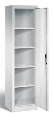 Stahlschrank 9234 Breite 50 cm Lichtgrau offen