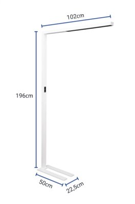 LED-Standleuchte MAULsirius colour vario sensor - weiß Zeichnung