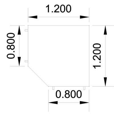 Trapezplatte System H Zeichnung