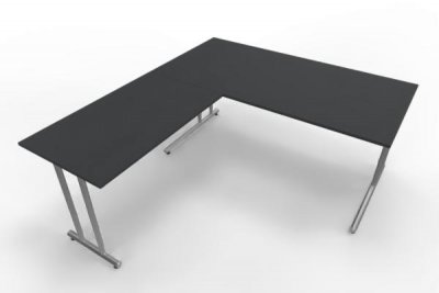 Winkelschreibtisch Artline 160x180 cm Anthrazit