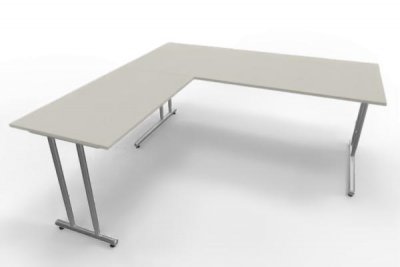 Winkelschreibtisch 180x180 cm Artline Weiß